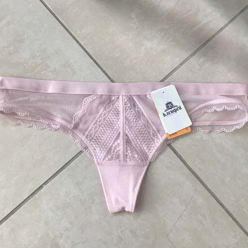 B Tempted NWT pretty thong panties.